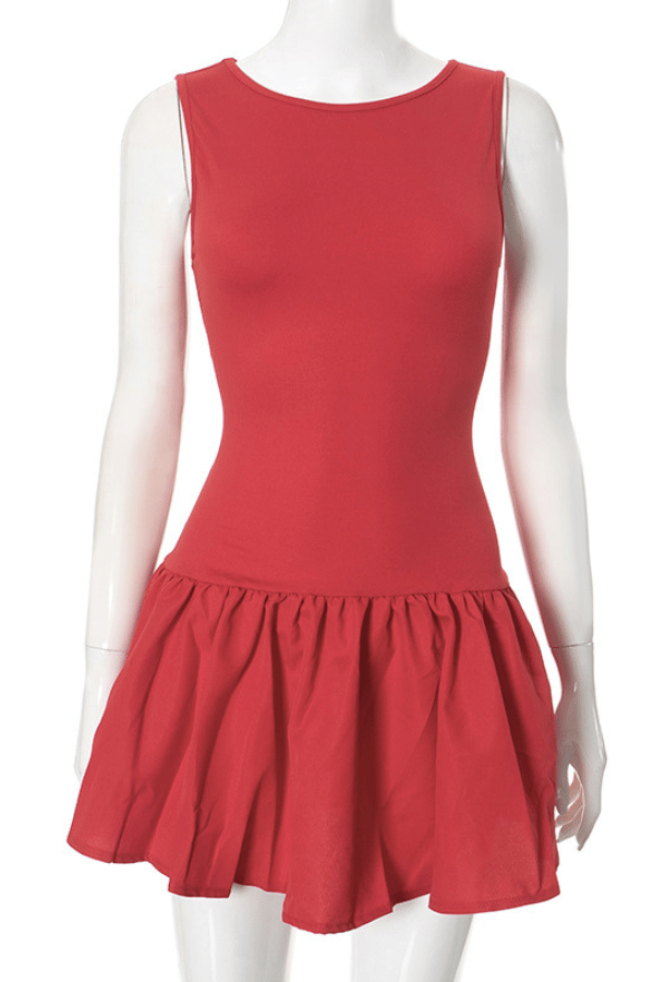 Noir Chic Flare Dress image 7