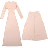 Cropped Top & Skirt with Side Slit & Cutouts image 3