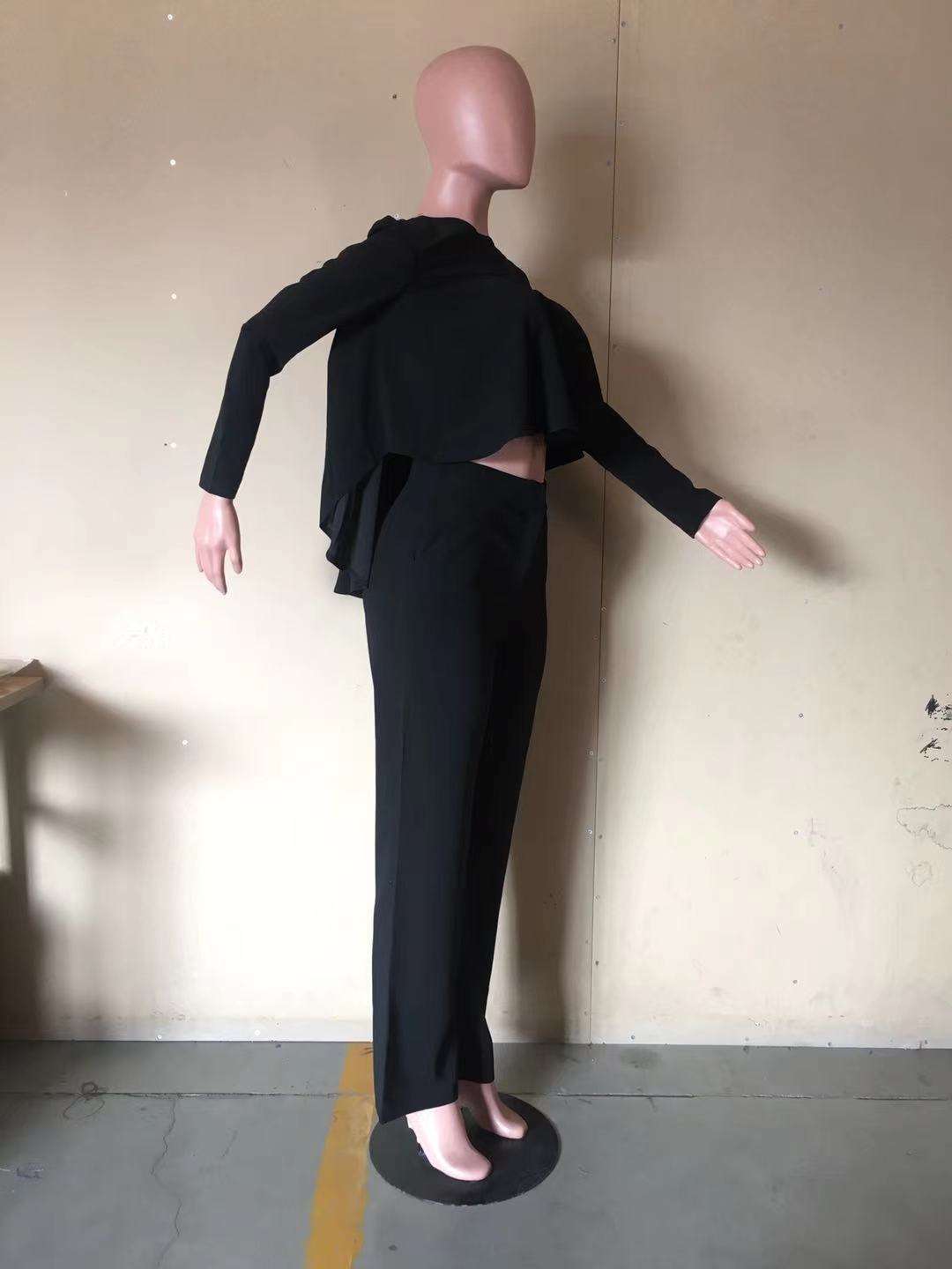 Crop Top Loose Pants Two Piece Casual Suits image 8