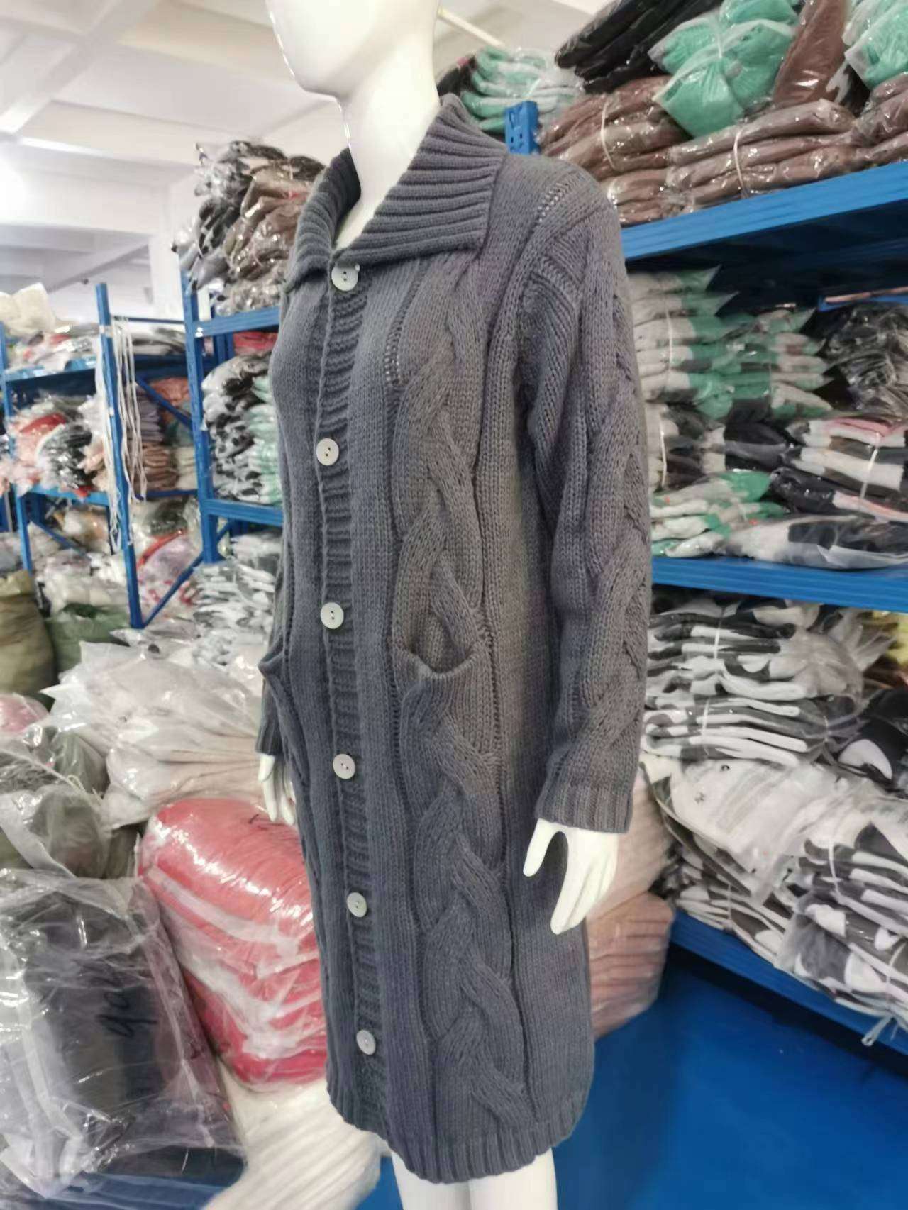 Womens Cardigan Sweater  Long Jacket Outwear image 2