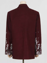 Sequin Beads Decorative Suit Jacket image 4