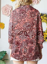 Long sleeve Floral print Casual Shirt image 7
