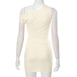 Elegant One-Shoulder Beach Dress image 2