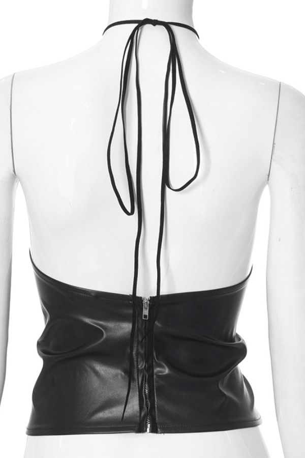 Noir Elegance Halter Top image 6