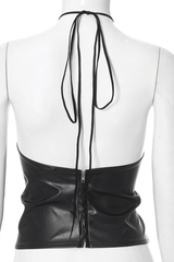 Noir Elegance Halter Top image 6