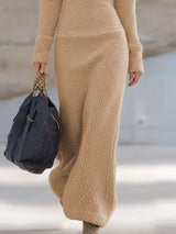 Elegant Long Dress with V Neck Front Zip image 6