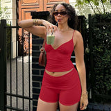 Two-Piece Lounge Set - S, Red image