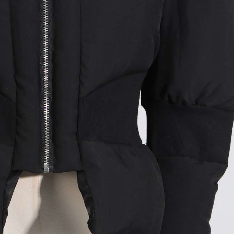 Down-filled peplum jacket image 6