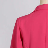 Notched Lapel One Button Women Suit image 8