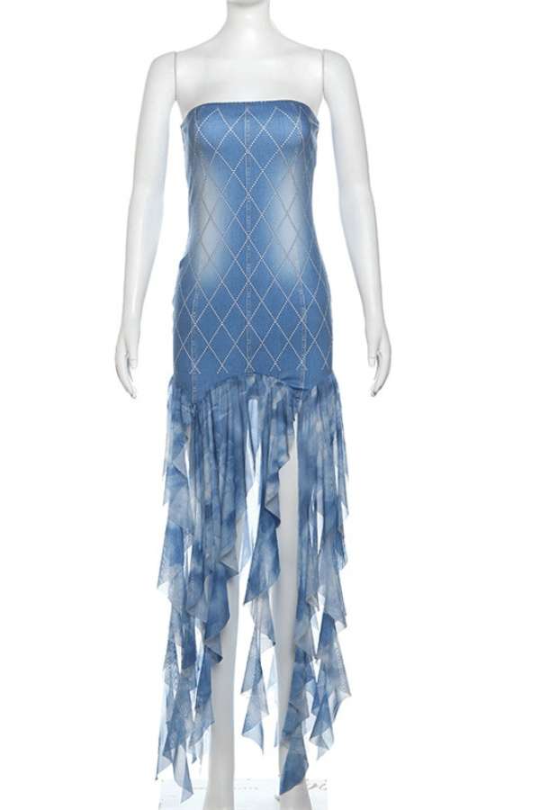 Denim Dreamscape Dress image 6