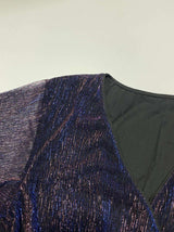 Elegant Wrap Dress with Puff Sleeves image 6