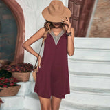 Sleeveless Dress with Crochet Detailing image 3