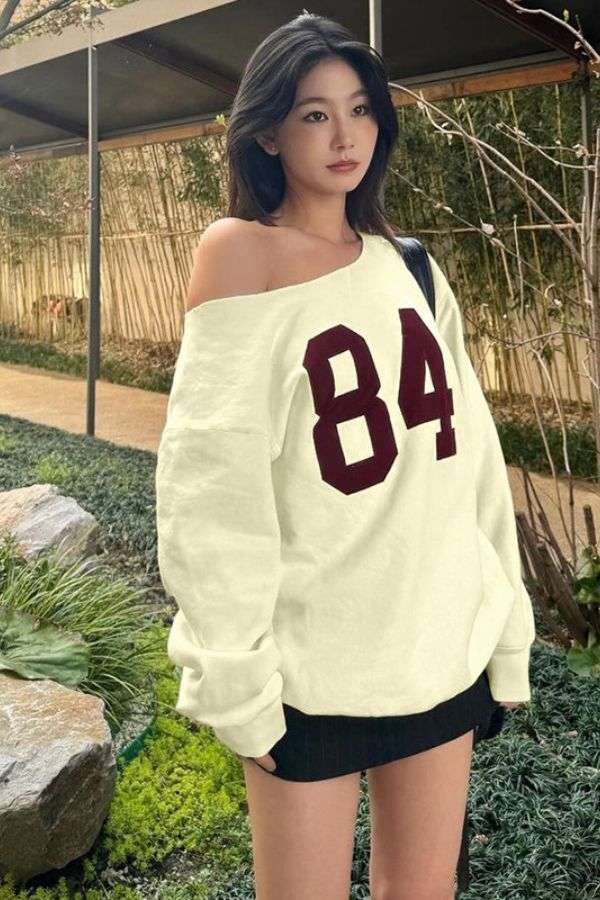 Fashion Long Sleeve Loose Casual Streetwear Pullover Hooidei image 0