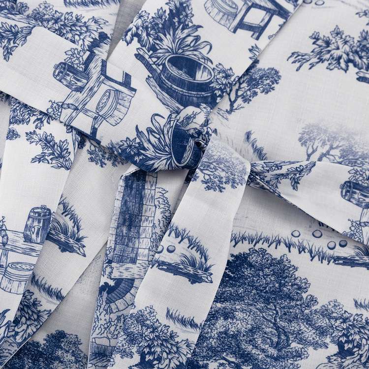 Monochrome Tie-Waist Pajama Set image 7