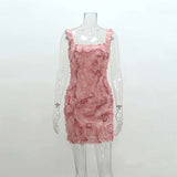 Elegant Floral Ruffle Dress image 6