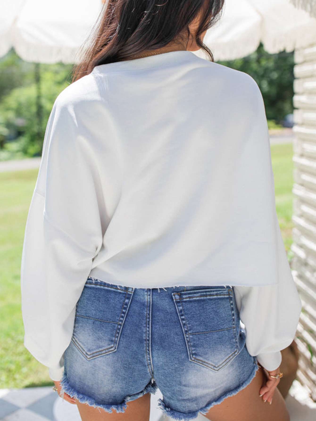 Cozy White Sweatshirt image 4