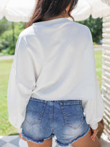 Cozy White Sweatshirt image 4