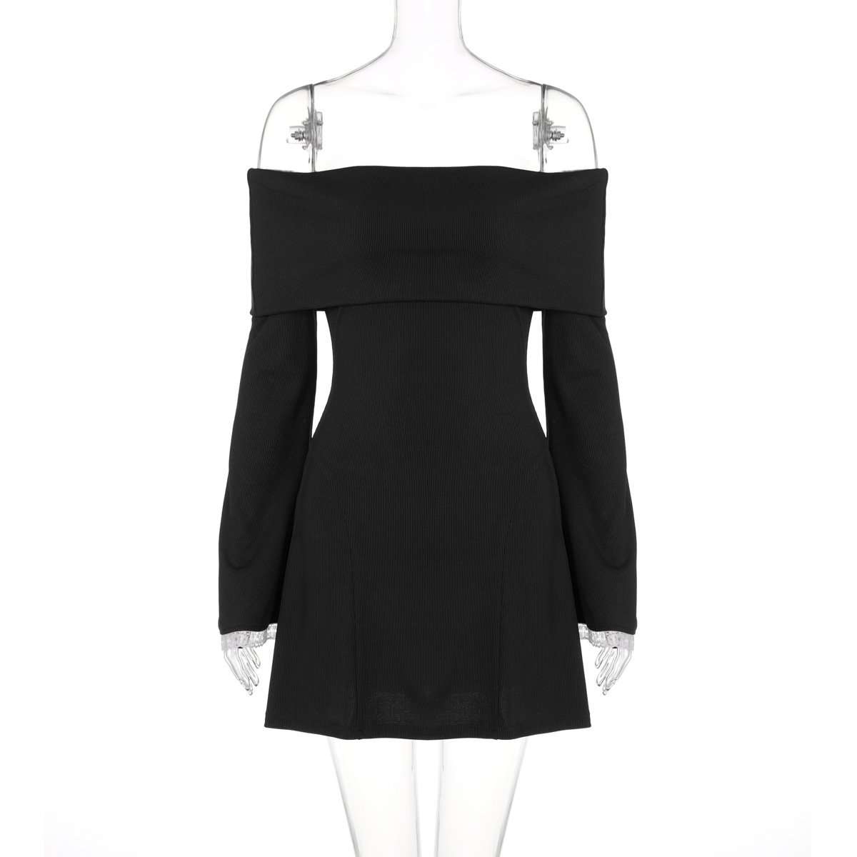 Off-Shoulder Sheath Dress image 4