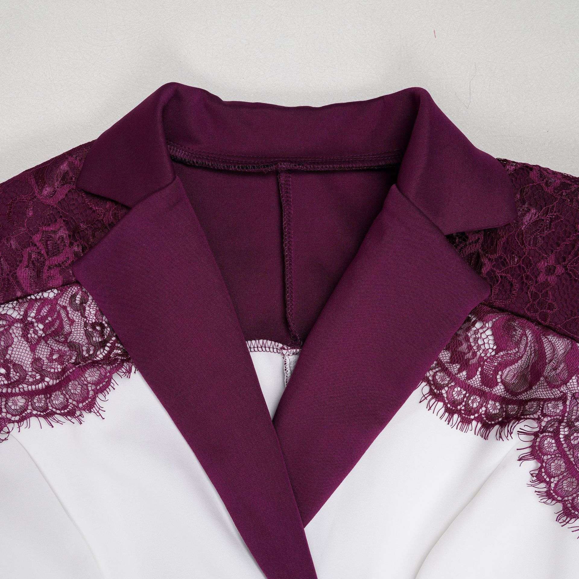 Elegant Double-Breasted Blazer with Trousers image 6