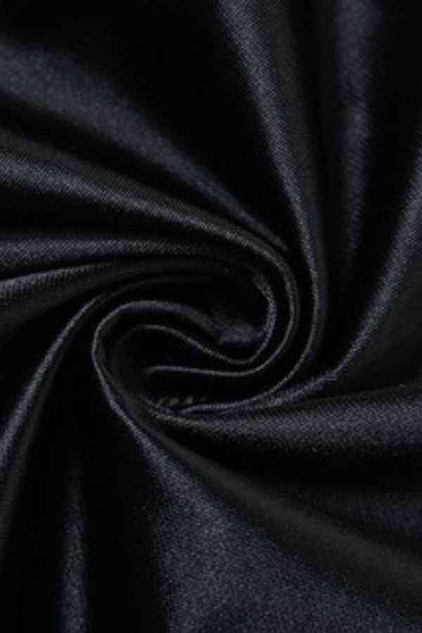 Sexy Off Shoulder Satin Patched Night Out Mini Dress image 6