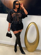 Sports Jersey Top - M, Black image