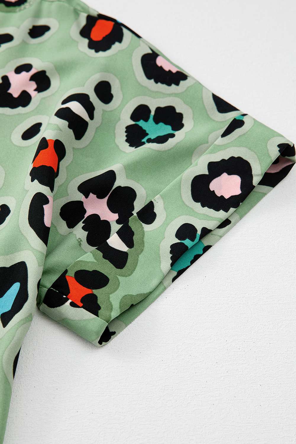 Trendy Animal Print Top & Pants Set image 3