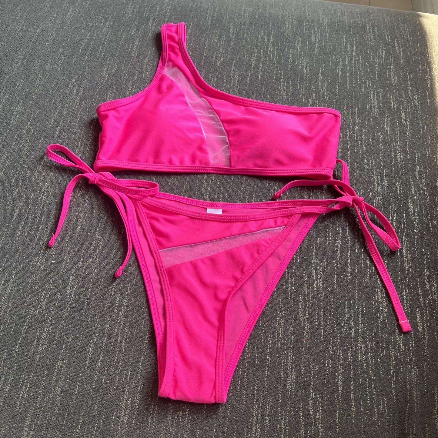Asymmetric Bikini with Cutout Details image 2