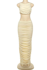 Sculpted Ruched  Elegance Two Piece Set image 4