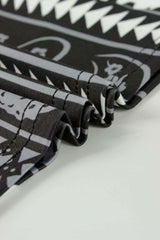 Patterned Wide-Leg Pants image 6