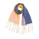 Thick Shawl Autumn Winter Warm Tassel Geometric Scarf image 2