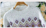 Multicolor Geometric Pattern Sweater image 5