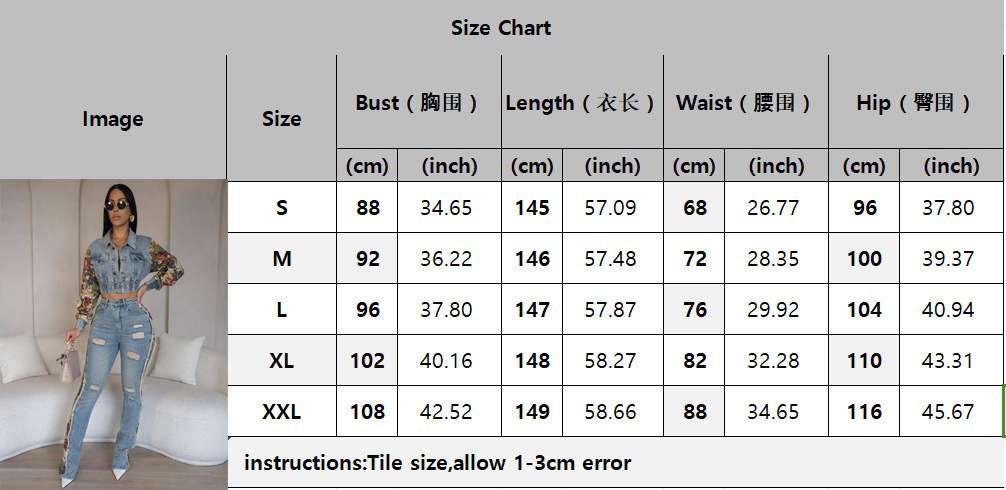 Floral Denim Set image 6