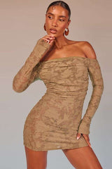 Floral Burnout Bodycon Dress image 4