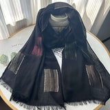 Luxurious striped scarf Shawl image 0