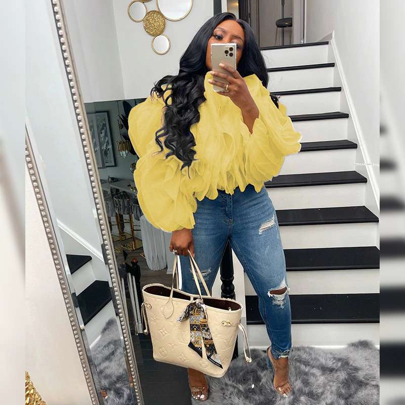 Cloud Nine Ruffle Blouse image 2