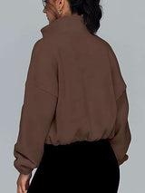 Zip Up Oversized Sweatshirts image 10