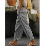 Casual Pants with Side Lace Detailing image 2
