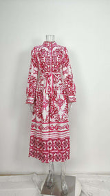 Floral Print Button Up Maxi Dress image 5