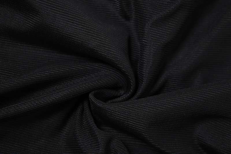 Ruched Mesh Cut-Out Bodycon Dress image 6