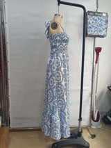 Embroidered Maxi Dress with Side Slit image 3