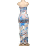 Floral Tube Top & Maxi Skirt Set image 5