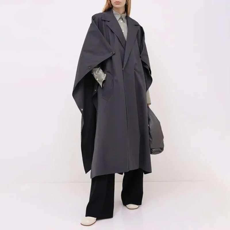 Wrap Sleeve Long Coat image 0
