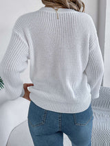Sweater with Red Heart and Love Text image 4