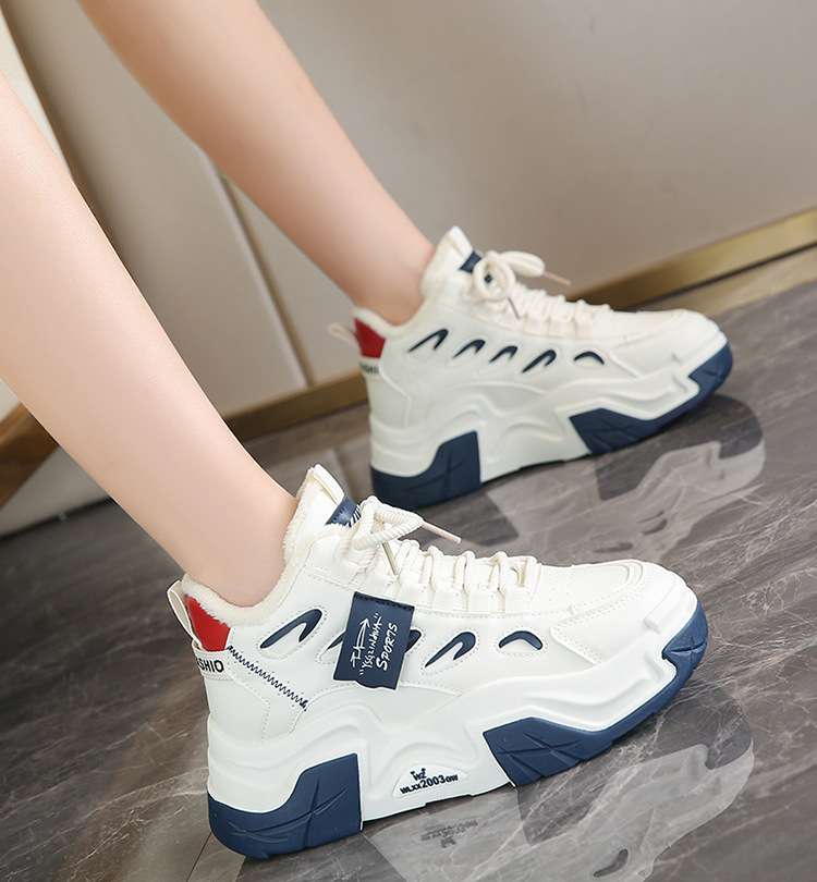 Korean Style PU Chunky Sneakers image 0