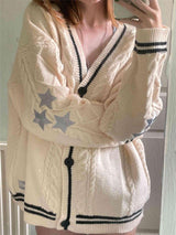 Cable-Knit Cardigan with Embellishments image 3