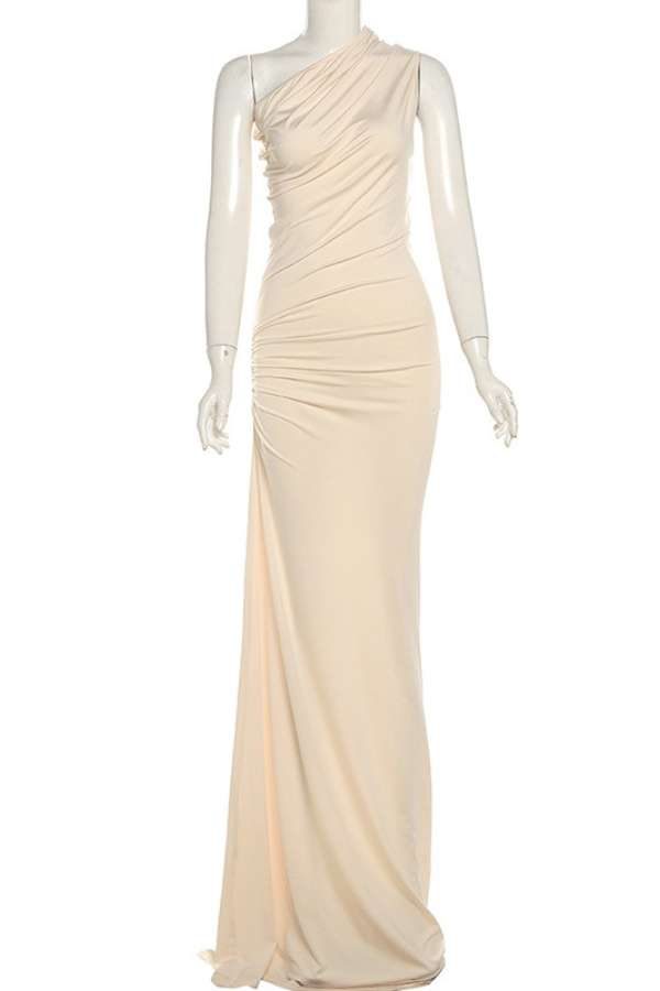 Divine One Shoulder Drape Gown image 4