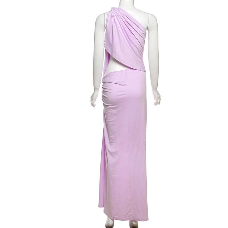 Draped Lavender Goddess Gown image 3