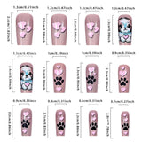 Adorable Dog and Paw Heart Nail Art Design image 2