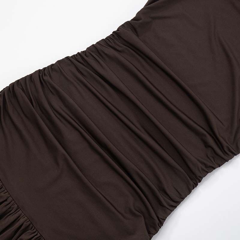 Chic Ruffled Hem Sleeveless Dress image 3