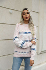 Cozy Isle Pattern Knit Sweater image 0